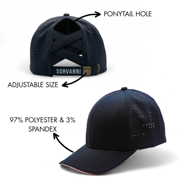 Oceanic Stardust – UV-Protected Water-Repellent Performance Cap - Image 3