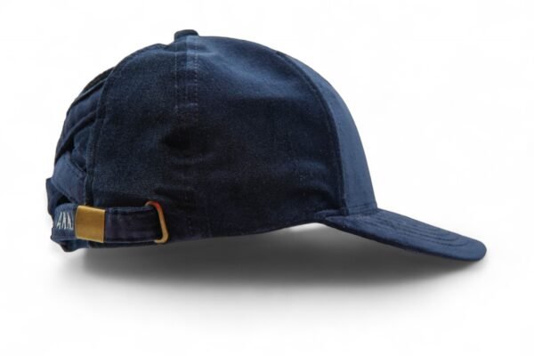 Navy Aurora – Faux Ultra Suede Cap - Image 5
